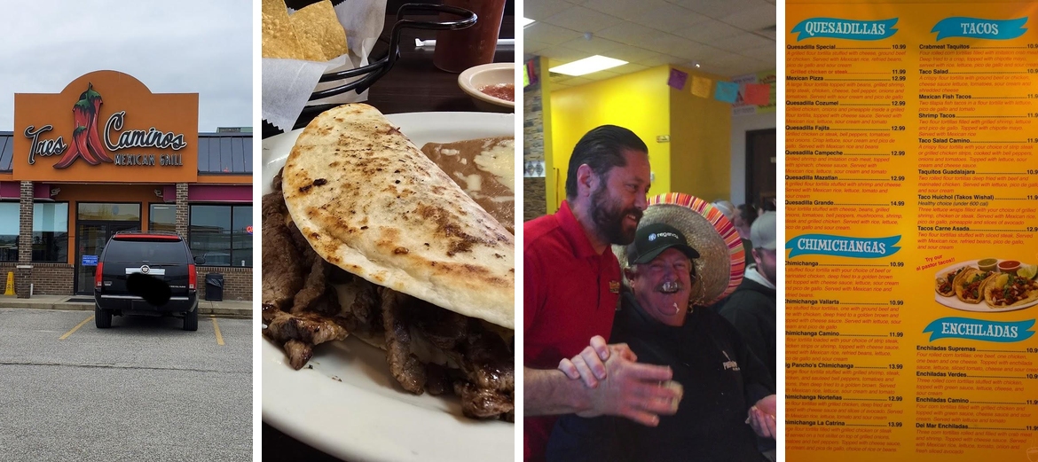 Tres Caminos Mexican Grill Menu